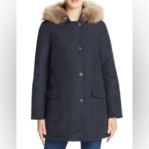 NWT Woolrich Arctic Parka - melton blue - size XS